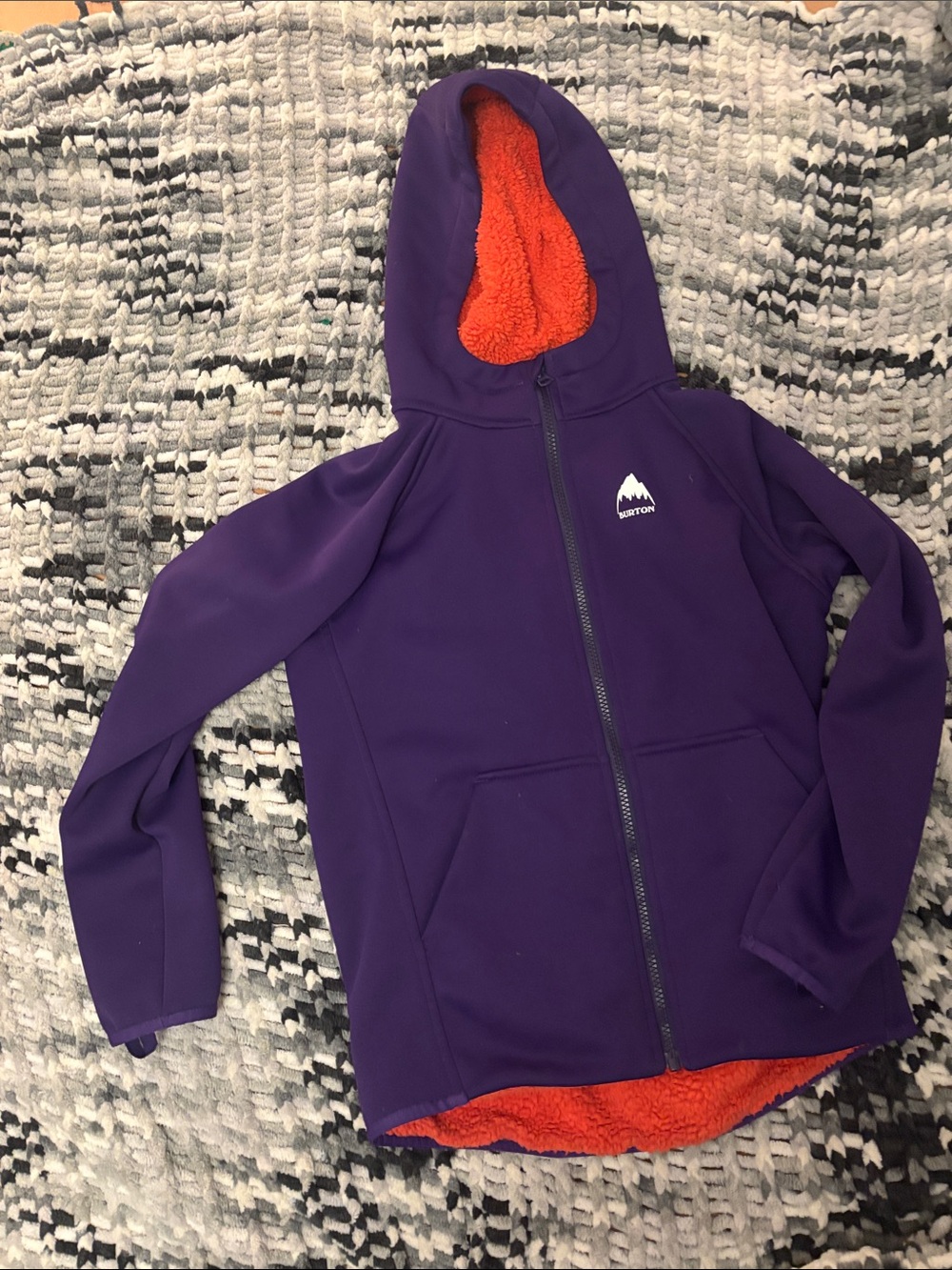 Purple Burton hoodie
